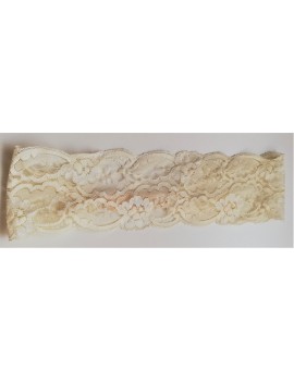 Bandeau  creme dentelle