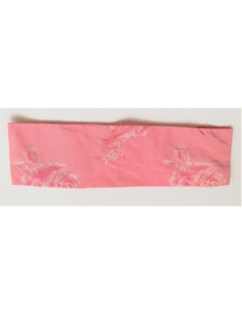 Bandeau  rose tisse roses