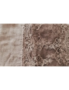 Foulard 2 Pans Beige Sable