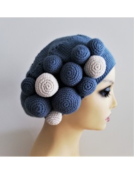 Béret Bleu Pastel